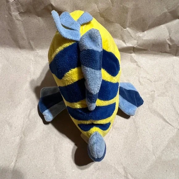 Disney Small Flounder Plush Yellow Blue The Little Mermaid Stuffed Animal 8" - Picture 5 of 6